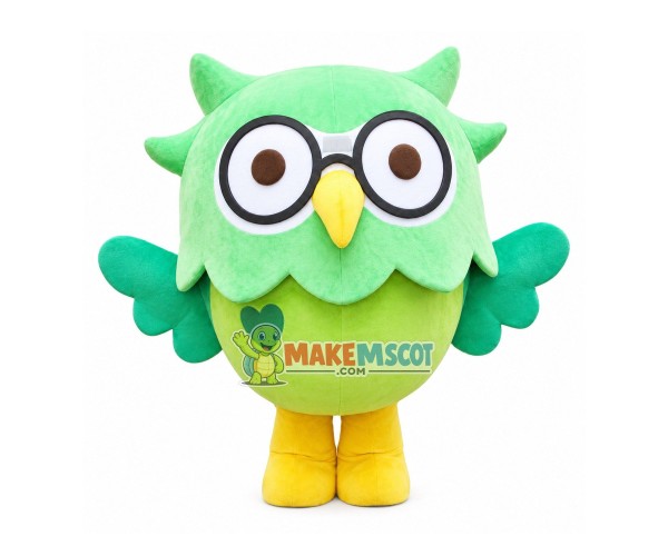 Whole Green Small Owl Mascot Costume