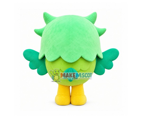 Whole Green Small Owl Mascot Costume