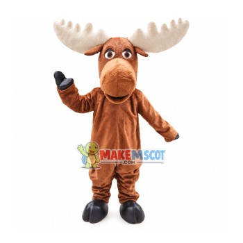 Hale Horns Moose Mascot Costume Hale Horns Moose Mascot Costume