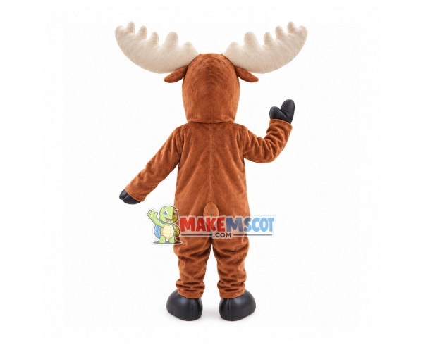 Hale Horns Moose Mascot Costume Hale Horns Moose Mascot Costume