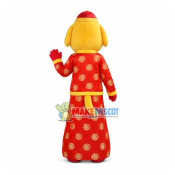 Lucky Wealth Dog Mascot Costume Lucky Wealth Dog Mascot Costume