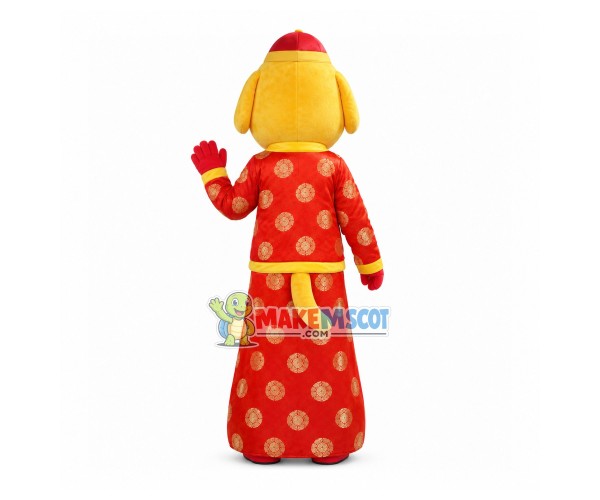 Lucky Wealth Dog Mascot Costume Lucky Wealth Dog Mascot Costume
