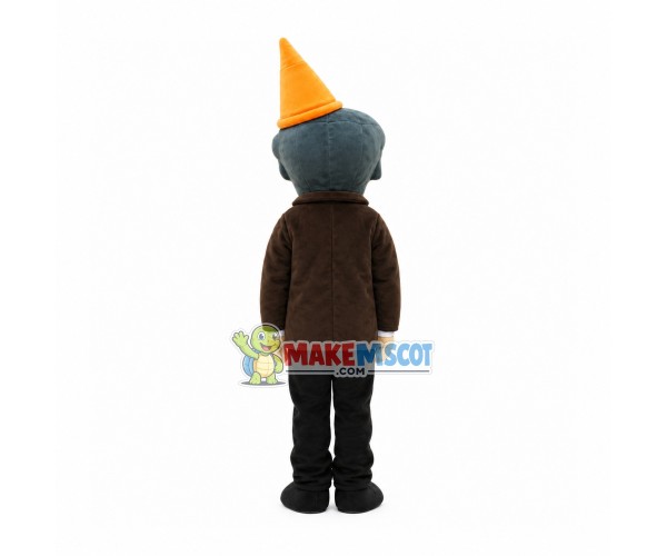 Conehead Zombie Of Game Mascot Costume Conehead Zombie Of Game Mascot Costume