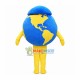Earth In The Cap Mascot Costume Earth In The Cap Mascot Costume
