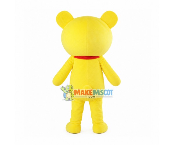 Adult Cartoon Yellow Bear Mascot Costume Adult Cartoon Yellow Bear Mascot Costume