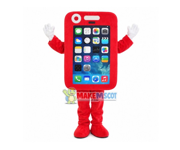Customized Red Phone Mascot Costume