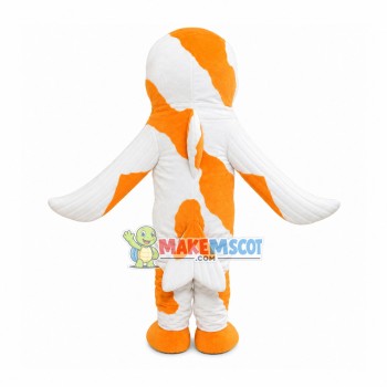 Special Orange & White Dolphin Mascot Costume Special Orange & White Dolphin Mascot Costume
