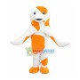 Special Orange & White Dolphin Mascot Costume