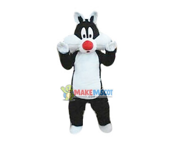 Sylvester Mascot Cartoon Costume Sylvester Mascot Cartoon Costume