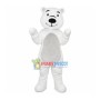 White Bear Cute Mascot Costume