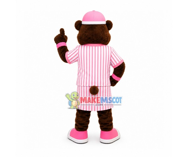 Club Housewife Bear Mascot Costume Club Housewife Bear Mascot Costume