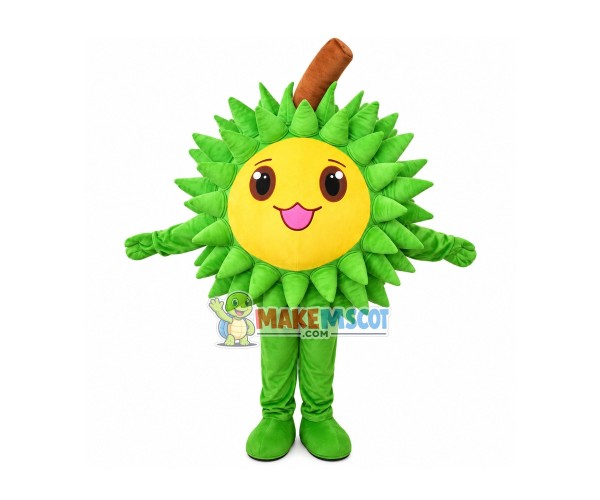 Green Durian Cartoon Mascot Costume