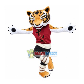 Tigress Mascot Cartoon Costume Tigress Mascot Cartoon Costume
