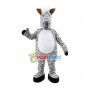 Weird Flat-headed Zebra Mascot Costume