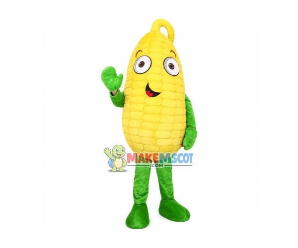 Adult Size Corn Mascot Costume Adult Size Corn Mascot Costume