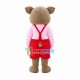 Brown Pig With Navel Mascot Costume Brown Pig With Navel Mascot Costume