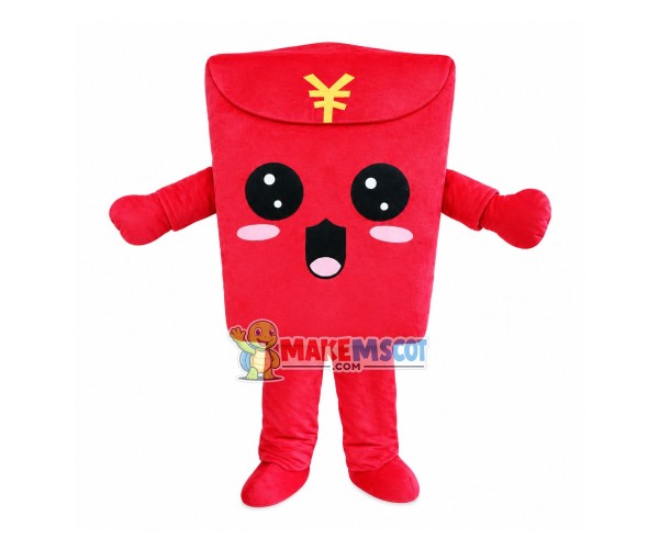 New Year Red Envelope Mascot Costume New Year Red Envelope Mascot Costume