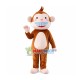 Barking Teeth Monkey Mascot Costume Barking Teeth Monkey Mascot Costume