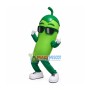 Showing Green Eggplant Mascot Costume