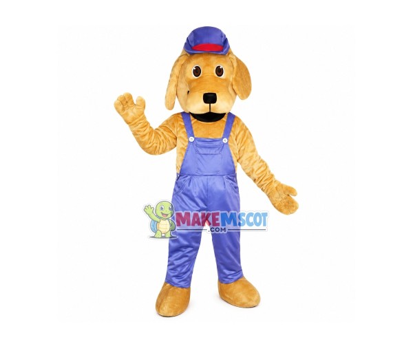 Pet Dog In The Purple Pants Mascot Costume Pet Dog In The Purple Pants Mascot Costume