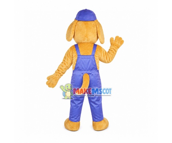 Pet Dog In The Purple Pants Mascot Costume Pet Dog In The Purple Pants Mascot Costume