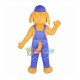 Pet Dog In The Purple Pants Mascot Costume Pet Dog In The Purple Pants Mascot Costume