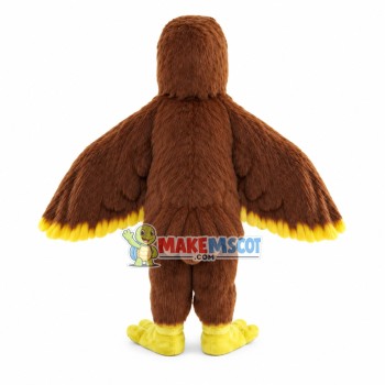 Walking Furry Eagle Mascot Costume Walking Furry Eagle Mascot Costume