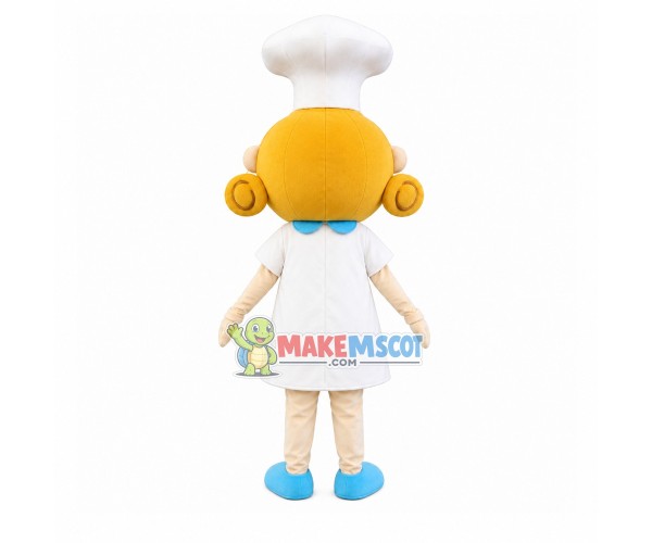 Cake Chef Girl Mascot Costume