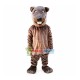 Gentle Beaver Adult Mascot Costume Gentle Beaver Adult Mascot Costume