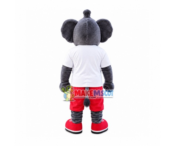 Powerful African Elephant Mascot Costume