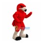 Muscle Hale Red Eagle Mascot Costume