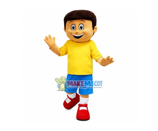 Pleasant Little Boy Mascot Costume
