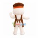 Kind Mother Pig With Apron Mascot Costume Kind Mother Pig With Apron Mascot Costume