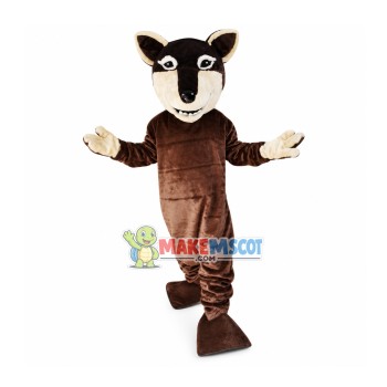Treacherous Wolf Adult Mascot Costume Treacherous Wolf Adult Mascot Costume