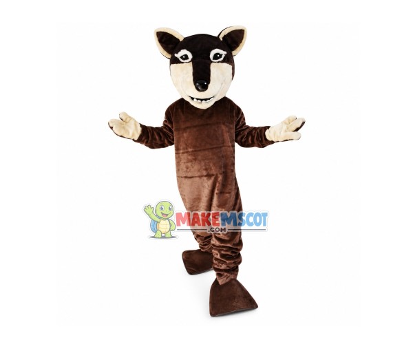 Treacherous Wolf Adult Mascot Costume Treacherous Wolf Adult Mascot Costume
