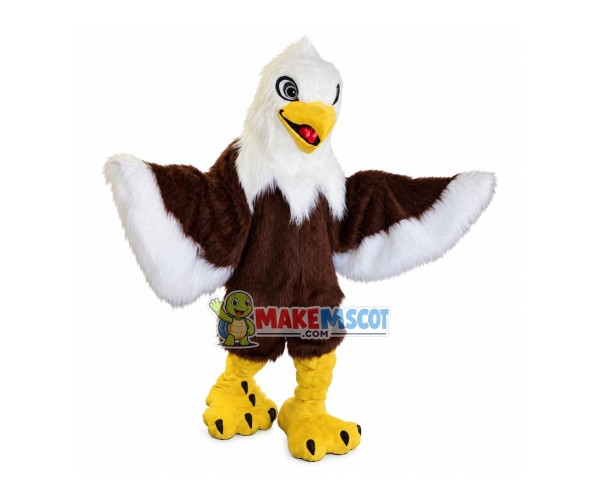Chasing Eagle Long Wool Mascot Costume Chasing Eagle Long Wool Mascot Costume