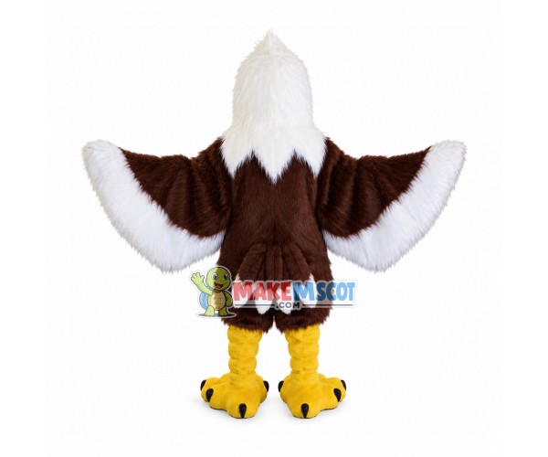Chasing Eagle Long Wool Mascot Costume Chasing Eagle Long Wool Mascot Costume