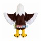 Chasing Eagle Long Wool Mascot Costume Chasing Eagle Long Wool Mascot Costume