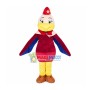 Flight Attendant Chicken Mascot Costume