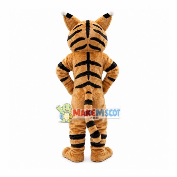 Scrutinizing Tiger Mascot Costume Scrutinizing Tiger Mascot Costume
