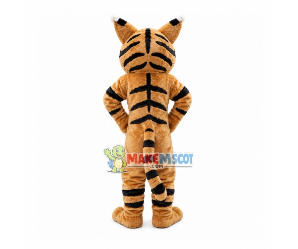Scrutinizing Tiger Mascot Costume Scrutinizing Tiger Mascot Costume