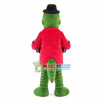 Accordionist Alligator Mascot Costume Accordionist Alligator Mascot Costume