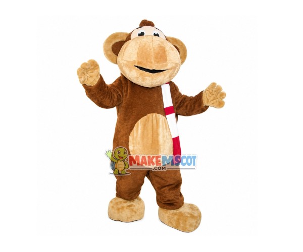 Big Mouth Monkey Mascot Soft Costume Big Mouth Monkey Mascot Soft Costume