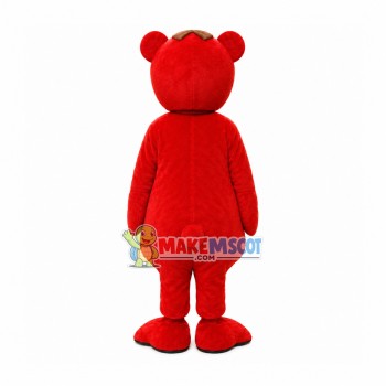 Red Brown Bear Mascot Costume Red Brown Bear Mascot Costume