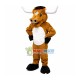 Strong Brown Bull Mascot Costume Strong Brown Bull Mascot Costume