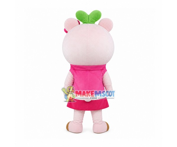 Winking Bud Bear Mascot Costume Winking Bud Bear Mascot Costume