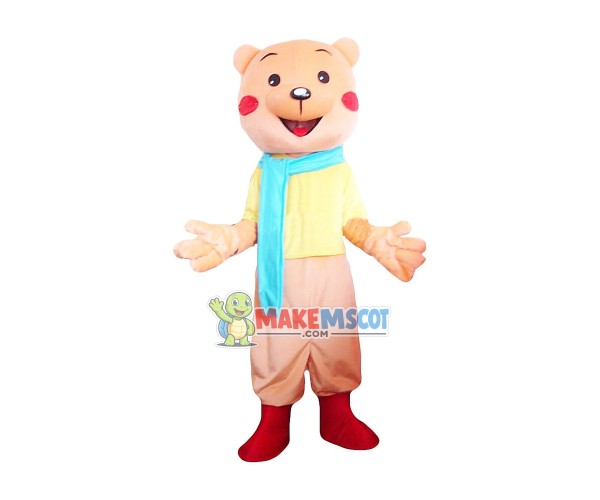 Cartoon Handmade Teddy Bear Mascot Costume Cartoon Handmade Teddy Bear Mascot Costume