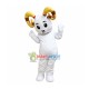 Lively White Sheep Mascot Costume Lively White Sheep Mascot Costume