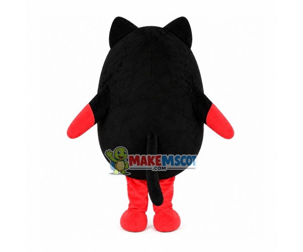 Black Cat Cartoon Mascot Costume Black Cat Cartoon Mascot Costume