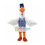 Furry Egret Mascot Breathable Costume